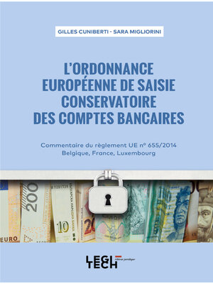 cover image of L'ordonnance européenne de saisie conservatoire des comptes bancaires